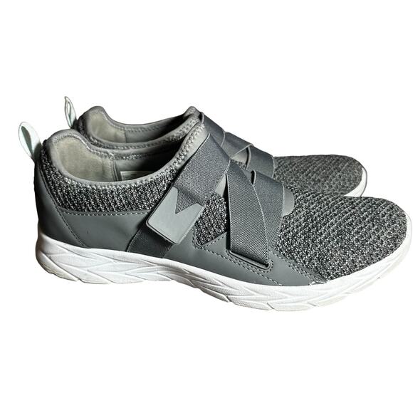 Vionic  Aimmy Adjustable Straps Supportive Walking Sneakers size 10 in Charcoal - Picture 1 of 15